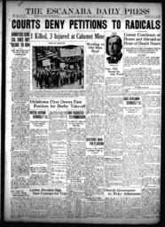 The Escanaba Daily Press, 1927-08-09