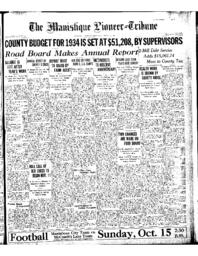 The Manistique Pioneer-Tribune, 1933-10-12